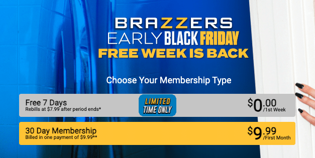 Brazzers Early Black Friday Deal in US Dollars